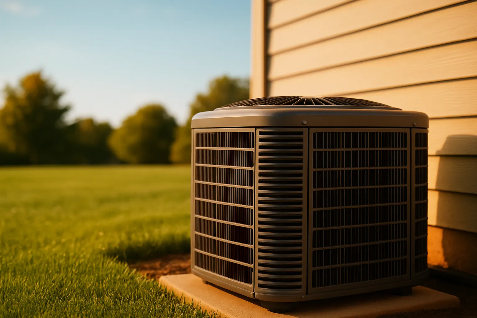 Precision HVAC technicians finishing summer AC tune-ups in Broken Arrow